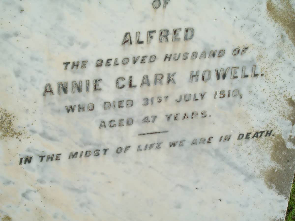 HOWELL Alfred -1910