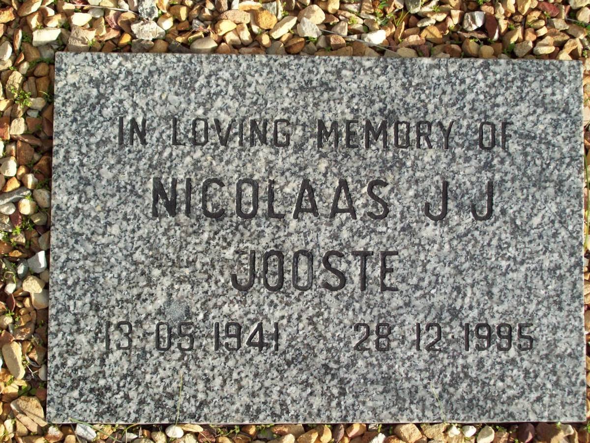 JOOSTE Nicolaas J.J. 1941-1995