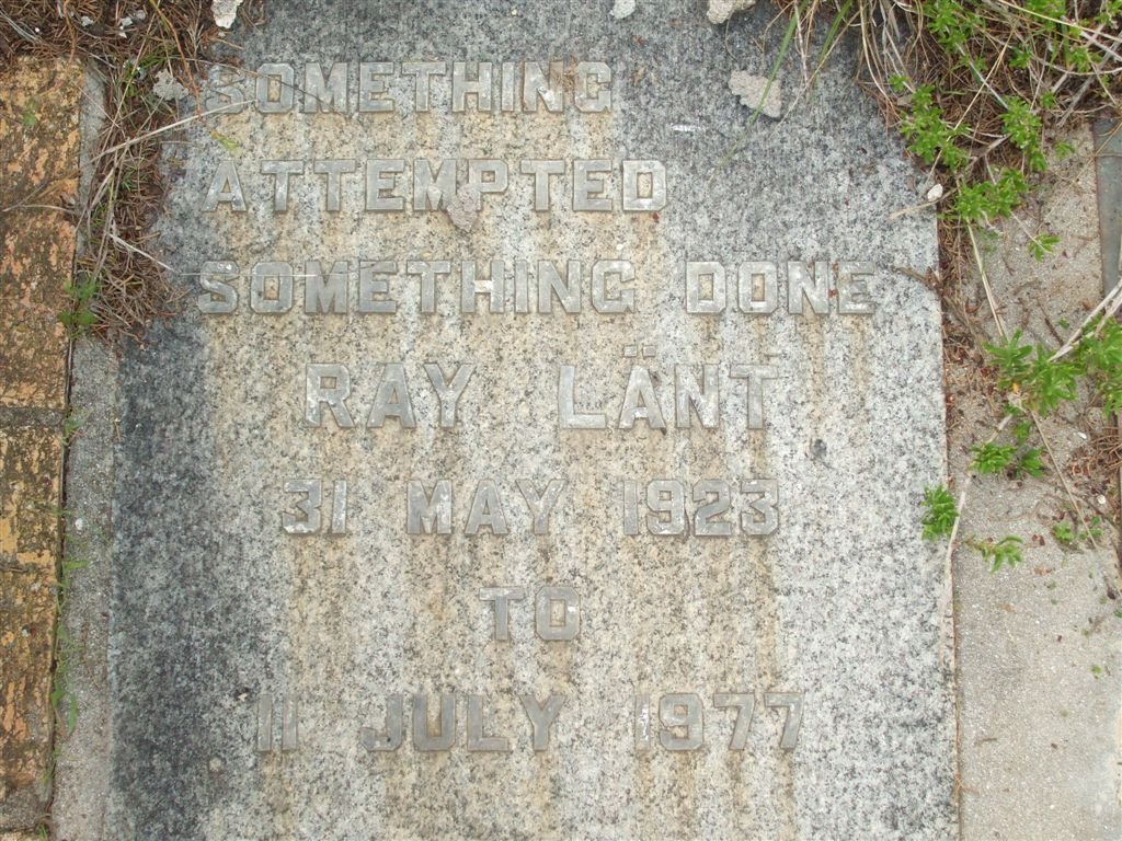 LANT Ray 1923-1977