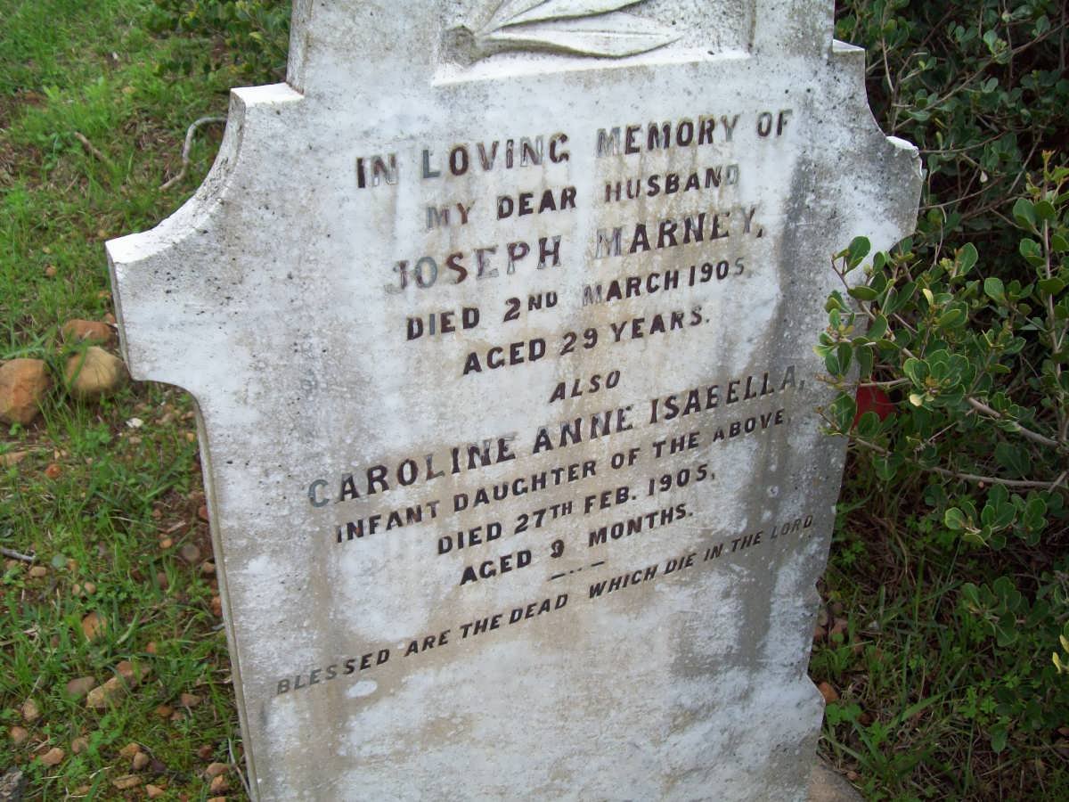 MARNEY Joseph -1905 :: MARNEY Caroline Anne Isabel -1905