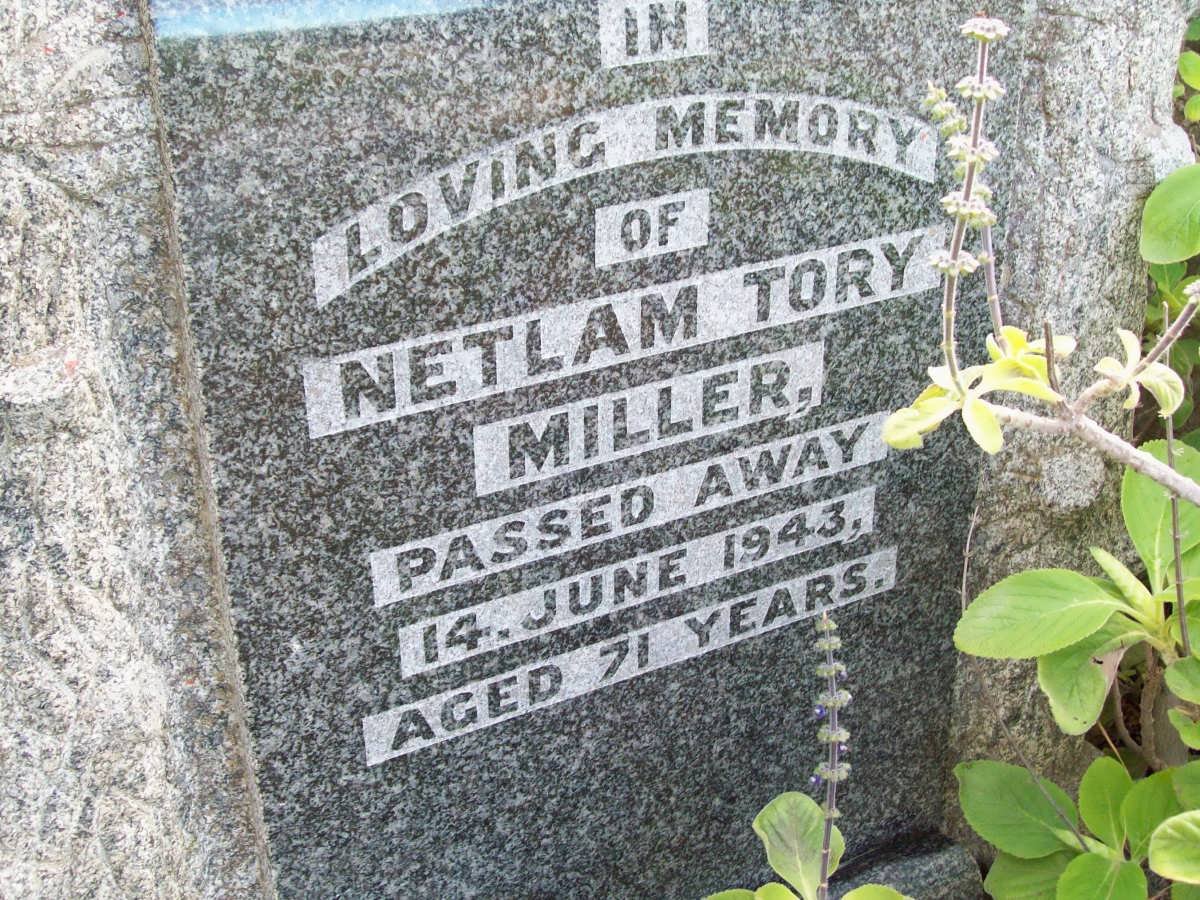 MILLER Netlam Tory -1973