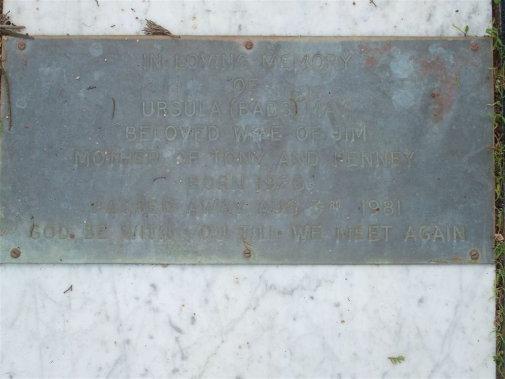 MAY Ursula 1926-1981