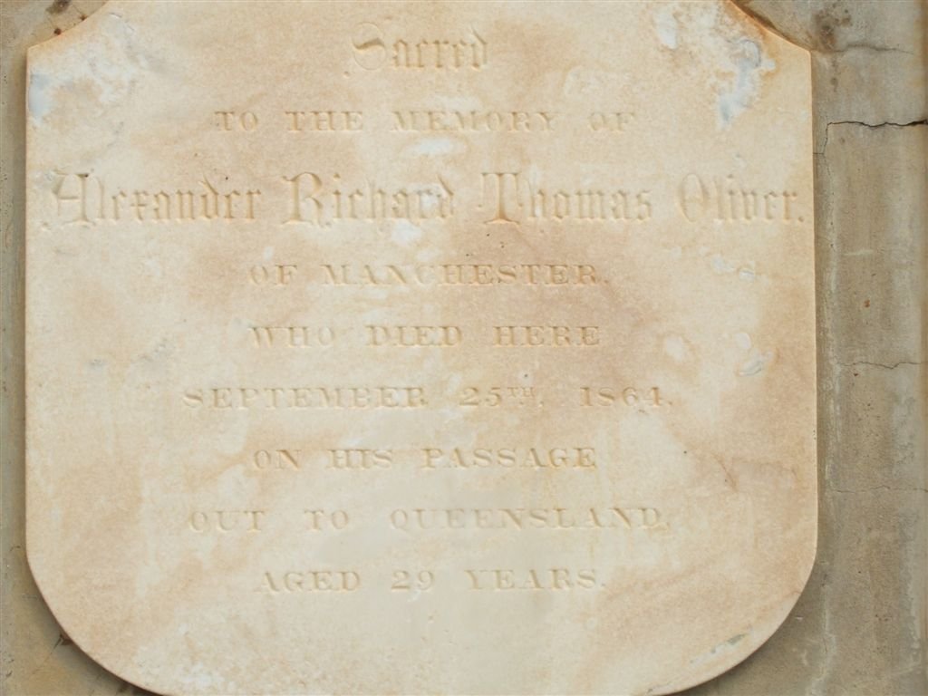 OLIVER Alexander Richard Thomas -1864