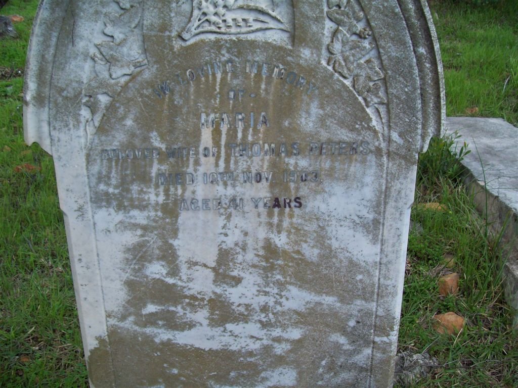 PETERS Maria -1903