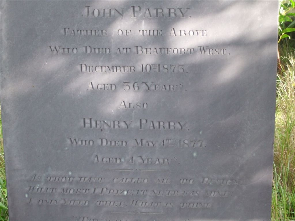 PARRY John -1875 :: PARRY Henry -1877