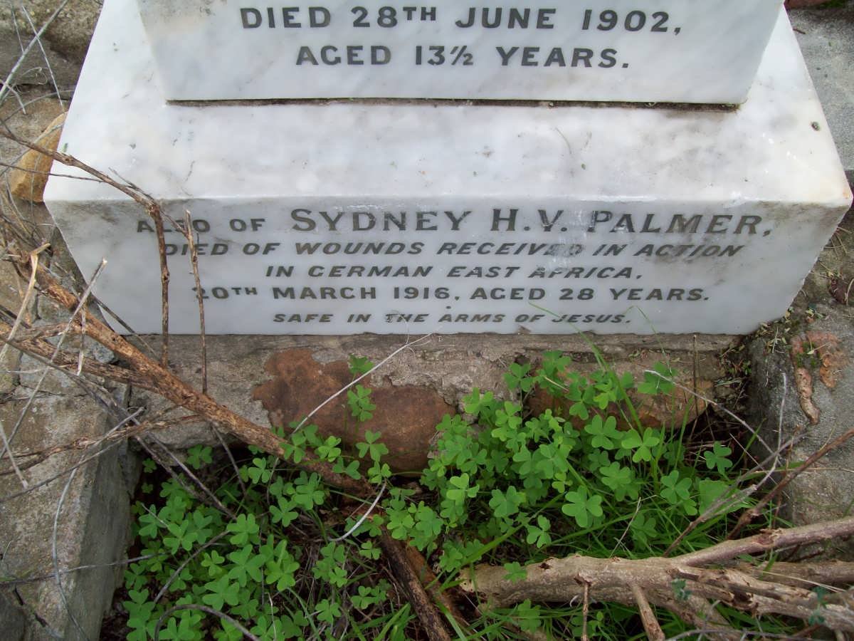 PALMER Sydney H.V. -1916