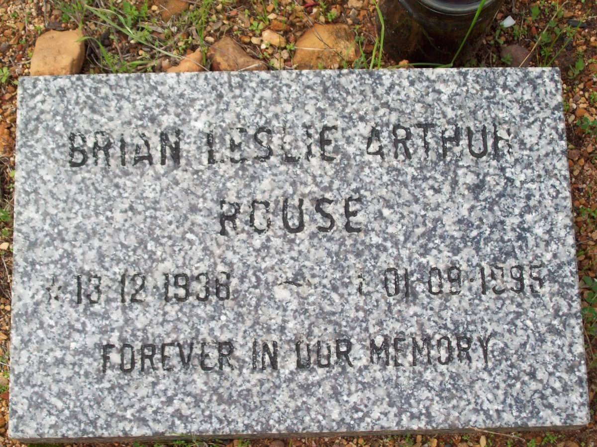 ROUSE Brian Leslie Arthur 1938-1995
