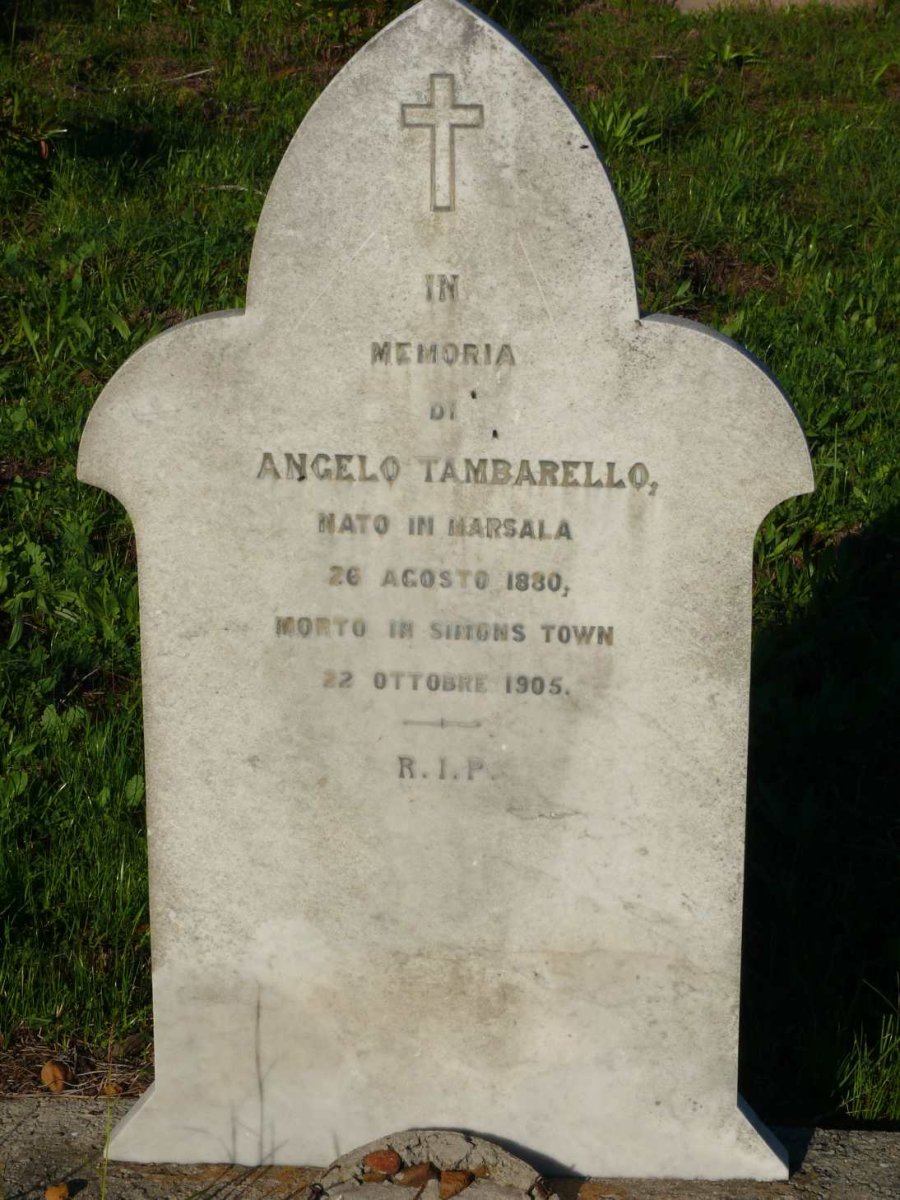 TAMBARELLO Angelo 1880-1905