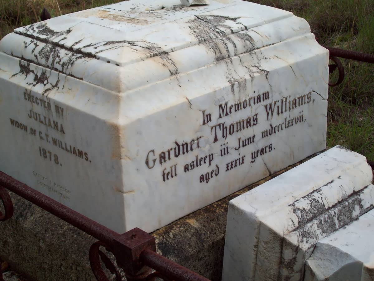 WILLIAMS Gardner Thomas -1877