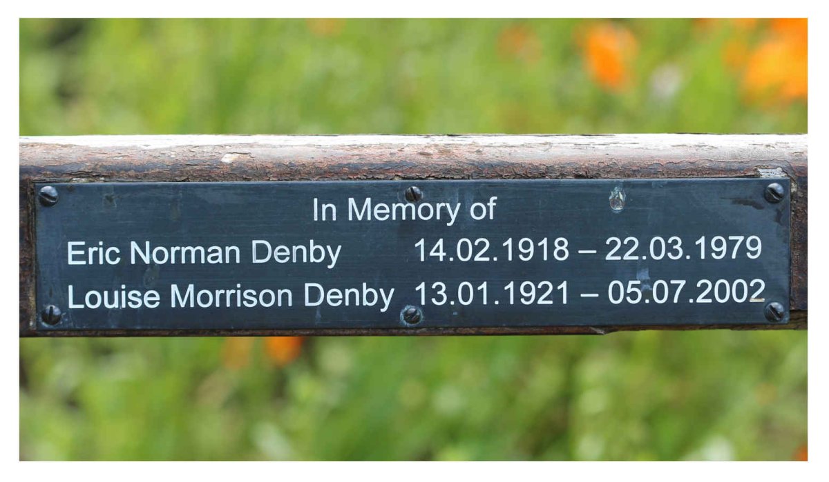 DENBY Eric Norman 1918-1979 & Louise Morrison 1921-2002