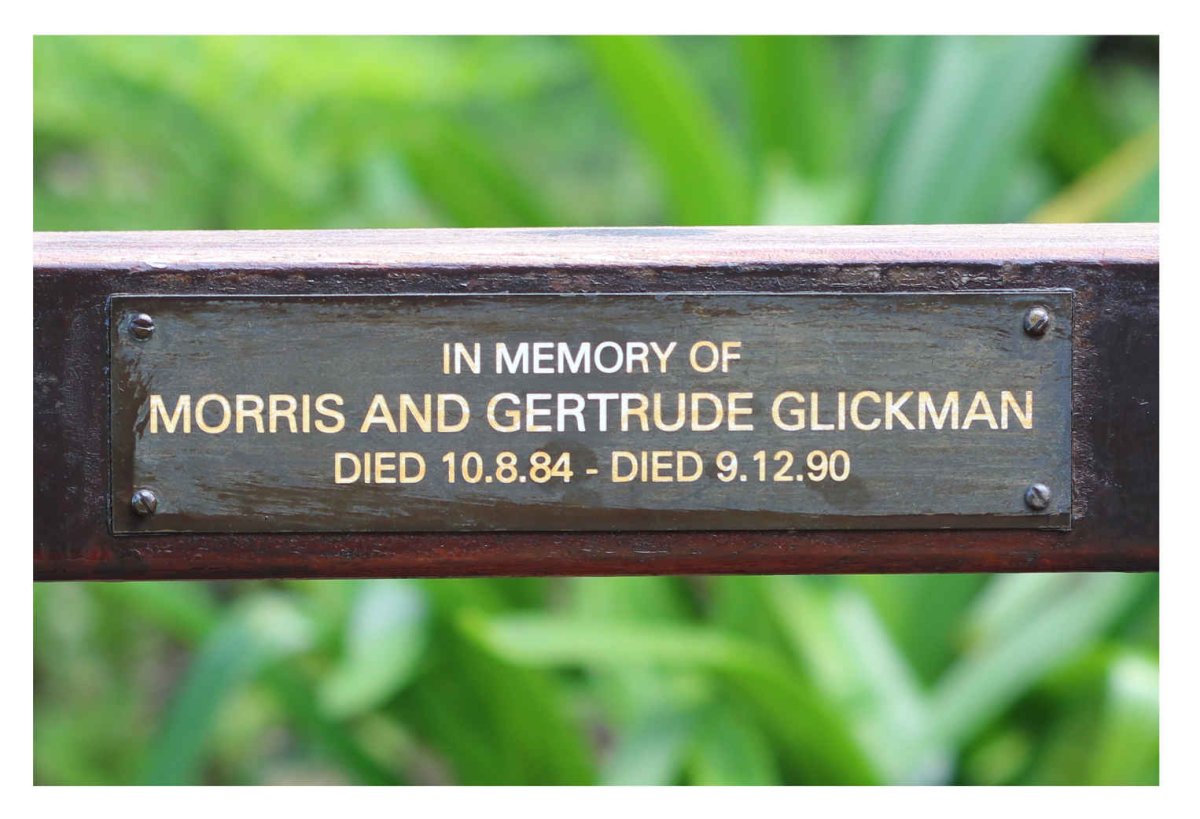 GLICKMAN Morris -1984 & Gertrude -1990