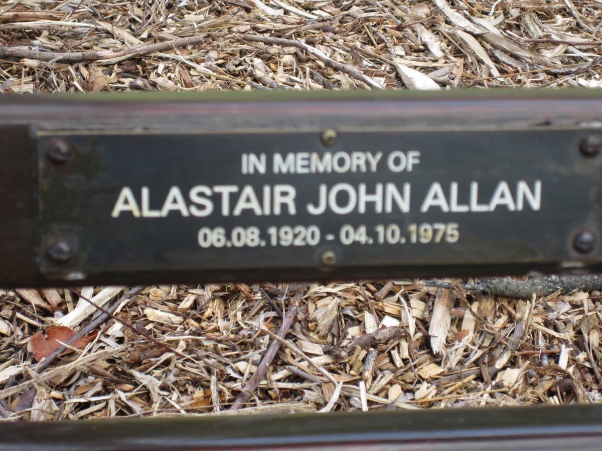 ALLAN Alastair John 1920-1975