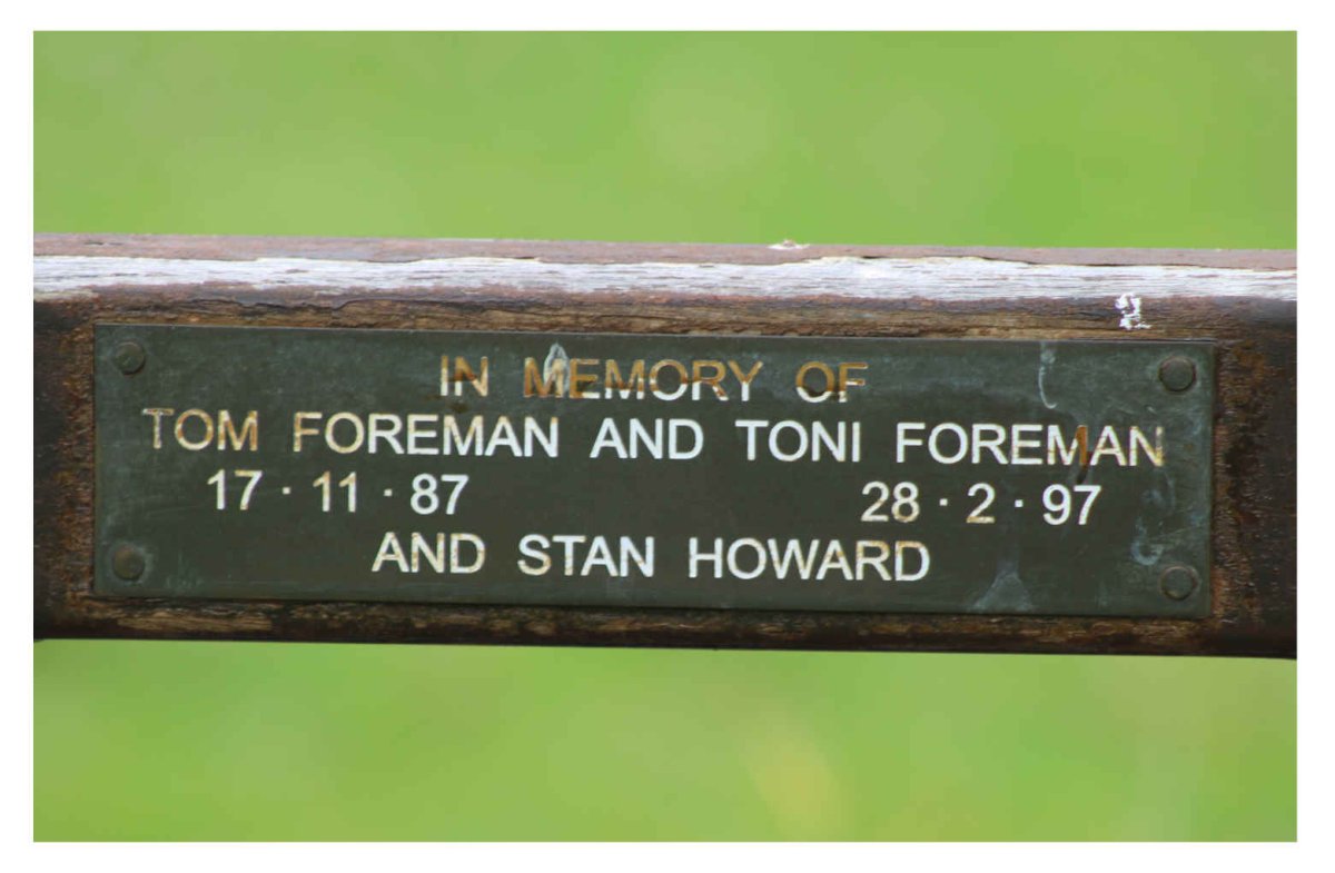 FOREMAN Tom -1987 :: FOREMAN Toni -1997 :: HOWARD Stan