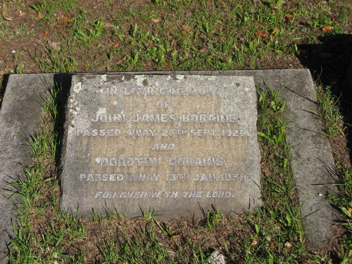 BORAINE John James -1926 &amp; Dorothy -1931