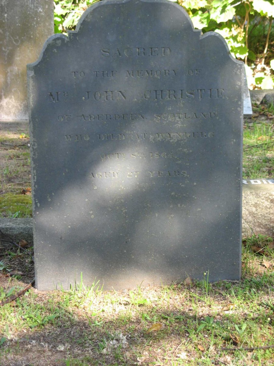 CHRISTIE John -1864