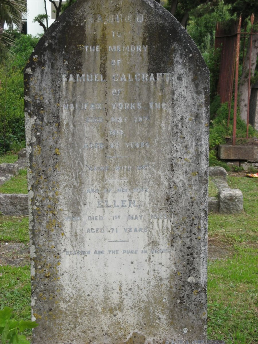 CALCRAFT Samuel -1913 &amp; Ellen -1923
