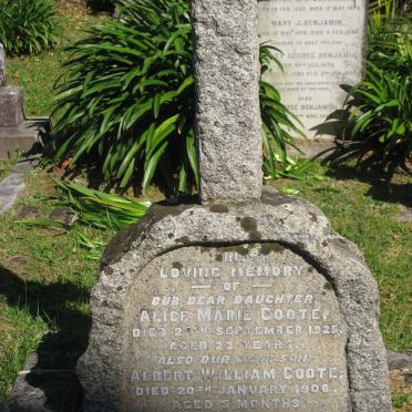 COOTE Albert William -1906 :: COOTE Alice Marie -1925