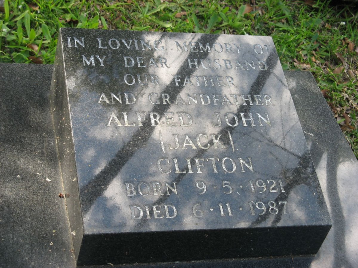 CLIFTON Alfred John 1921-1987