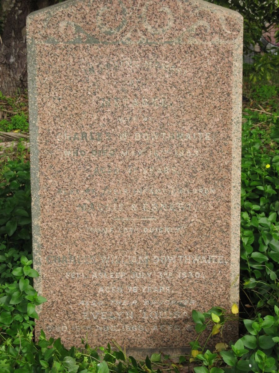 DOWTHWAITE Charles William -1930 &amp; Metabel -1893 :: DOWTHWAITE Maggie :: DOWTHWAITE Ernest :: DOWTHWAITE Evelyn Louisa -1960