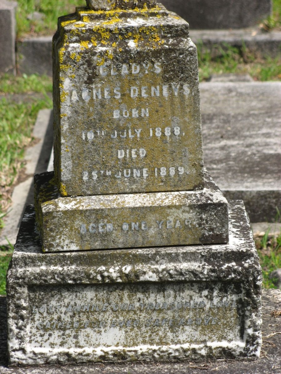 DENEYS Gladys Agnes 1888-1889