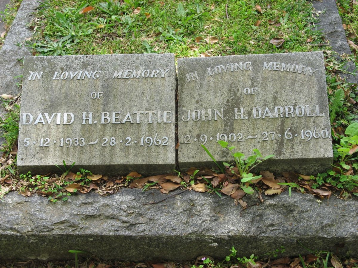 DARROLL John H. 1902-1960 :: BEATTIE David H. 1933-1962