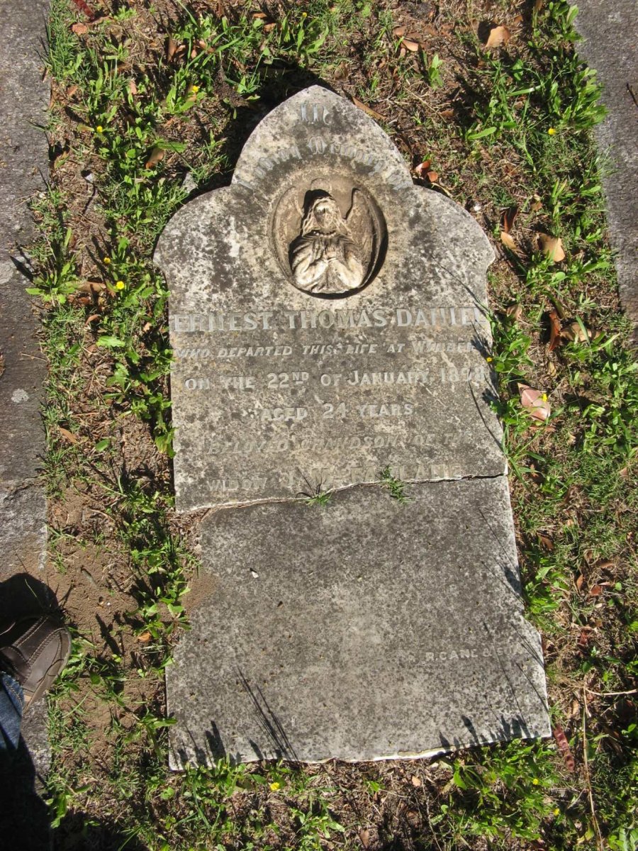 DANIEL Ernest Thomas -1898