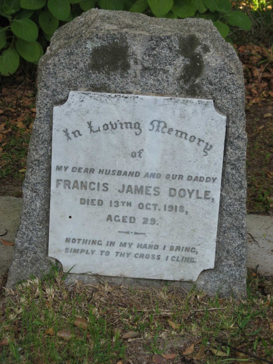 DOYLE Francis James -1918