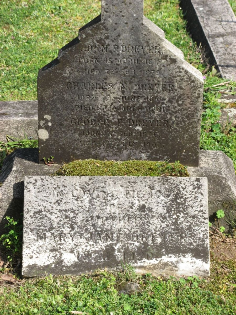 DREYER John 1815-1879 :: DREYER Charles N. 1864-1881 :: DREYER George F. 1836-1902 :: DREYER Mary Jane 18?6-1920