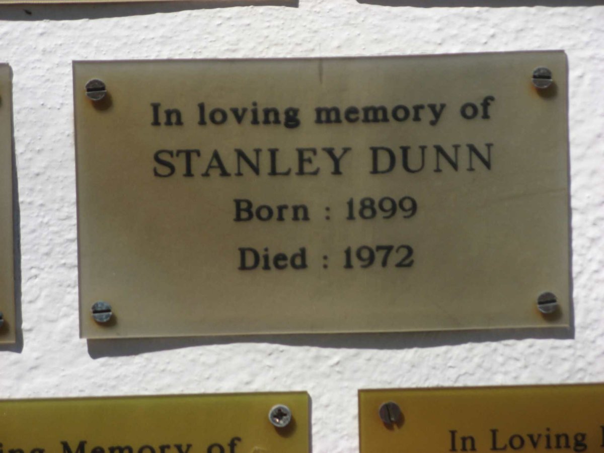 DUNN Stanley 1899-1972