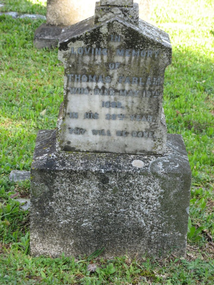 FARLAM Thomas -1892