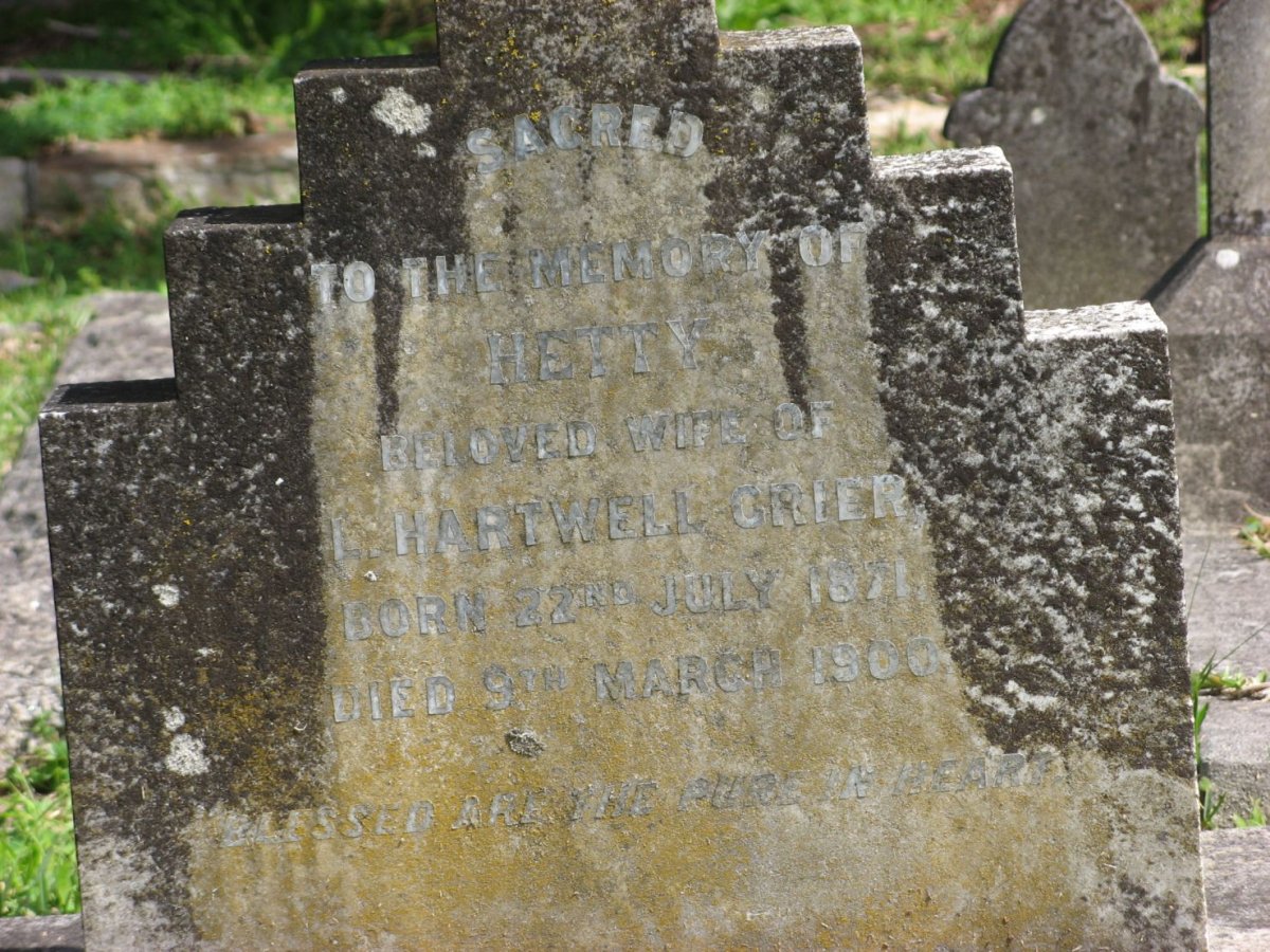 GRIER Hetty -1871-1900