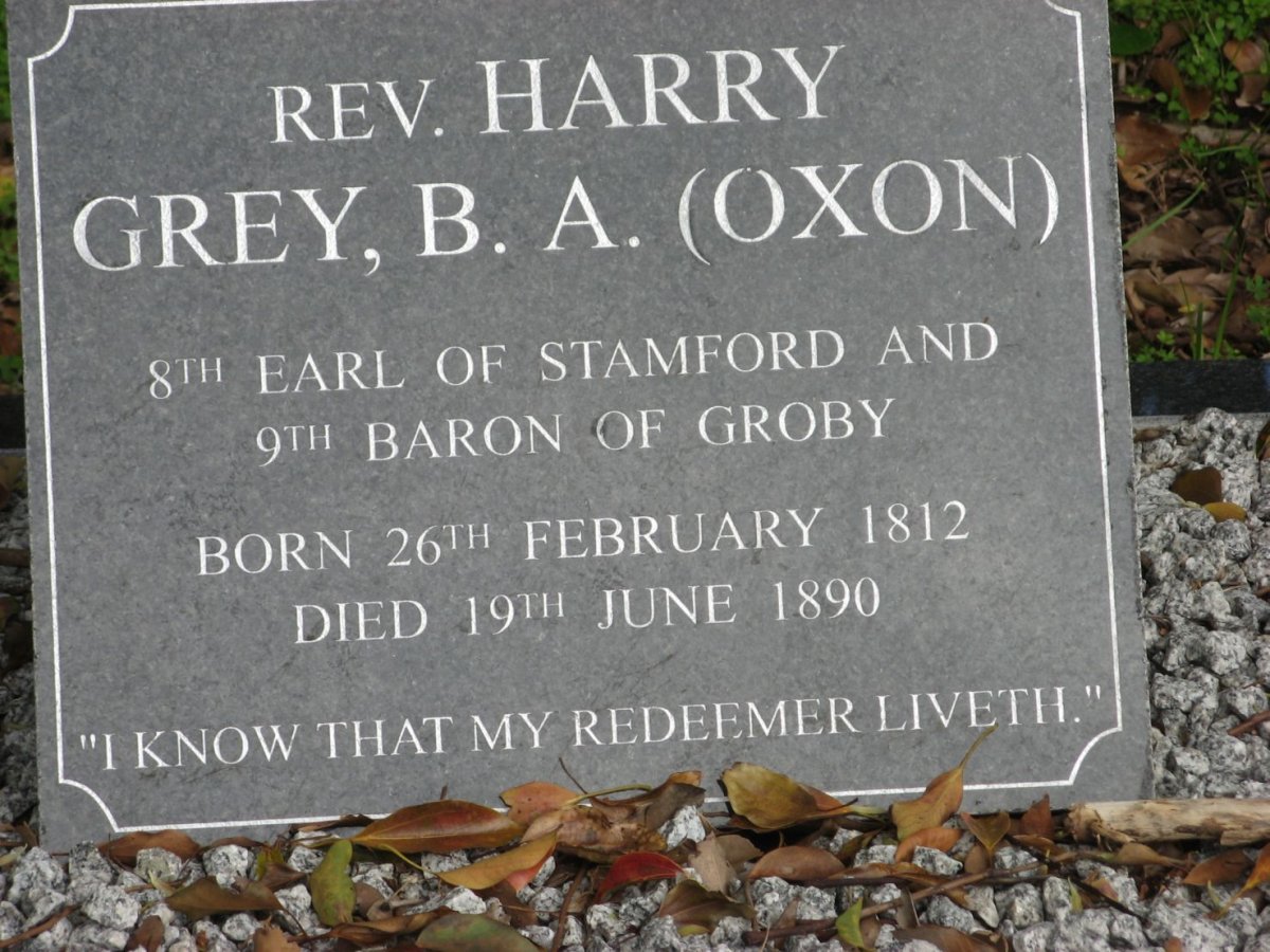 GREY Harry 1812-1890