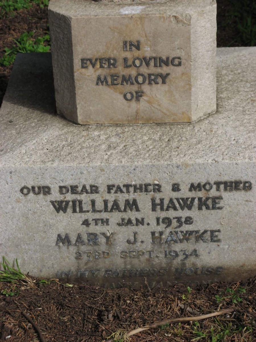HAWKE William -1938 &amp; Mary J. -1934