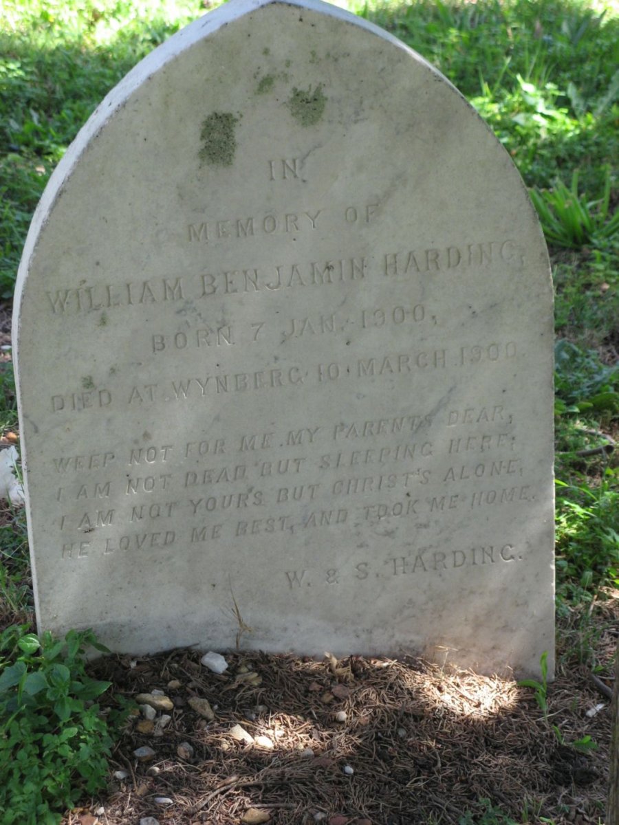 HARDING William Benjamin 1900-1900