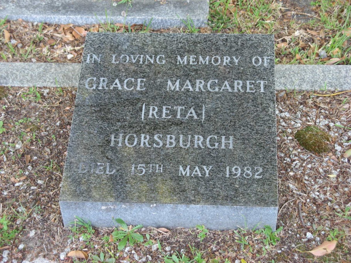 HORSBURGH Grace Margaret -1982