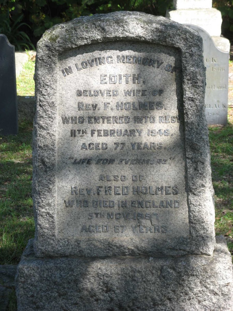HOLMES Fred -195? &amp; Edith -1946