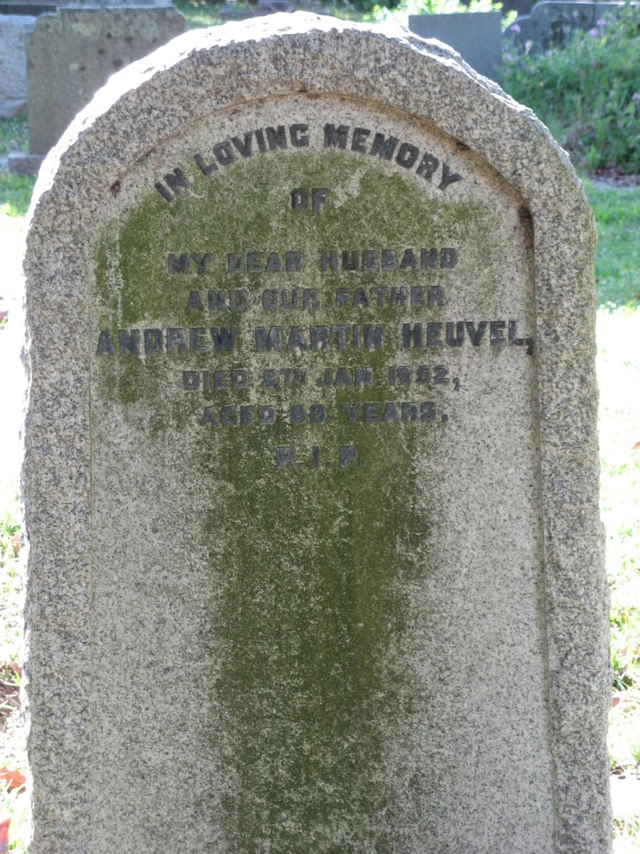 HEUVEL Andrew Martin -1952