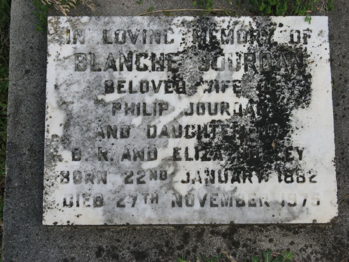JOURDAN Blanche nee HURLEY 1882-1975