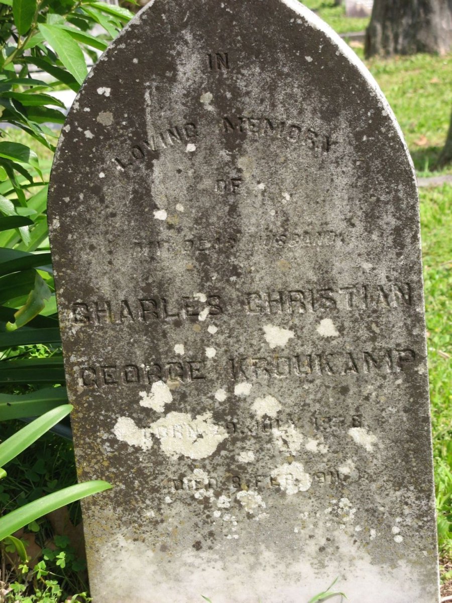 KROUKAMP Charles Christian George