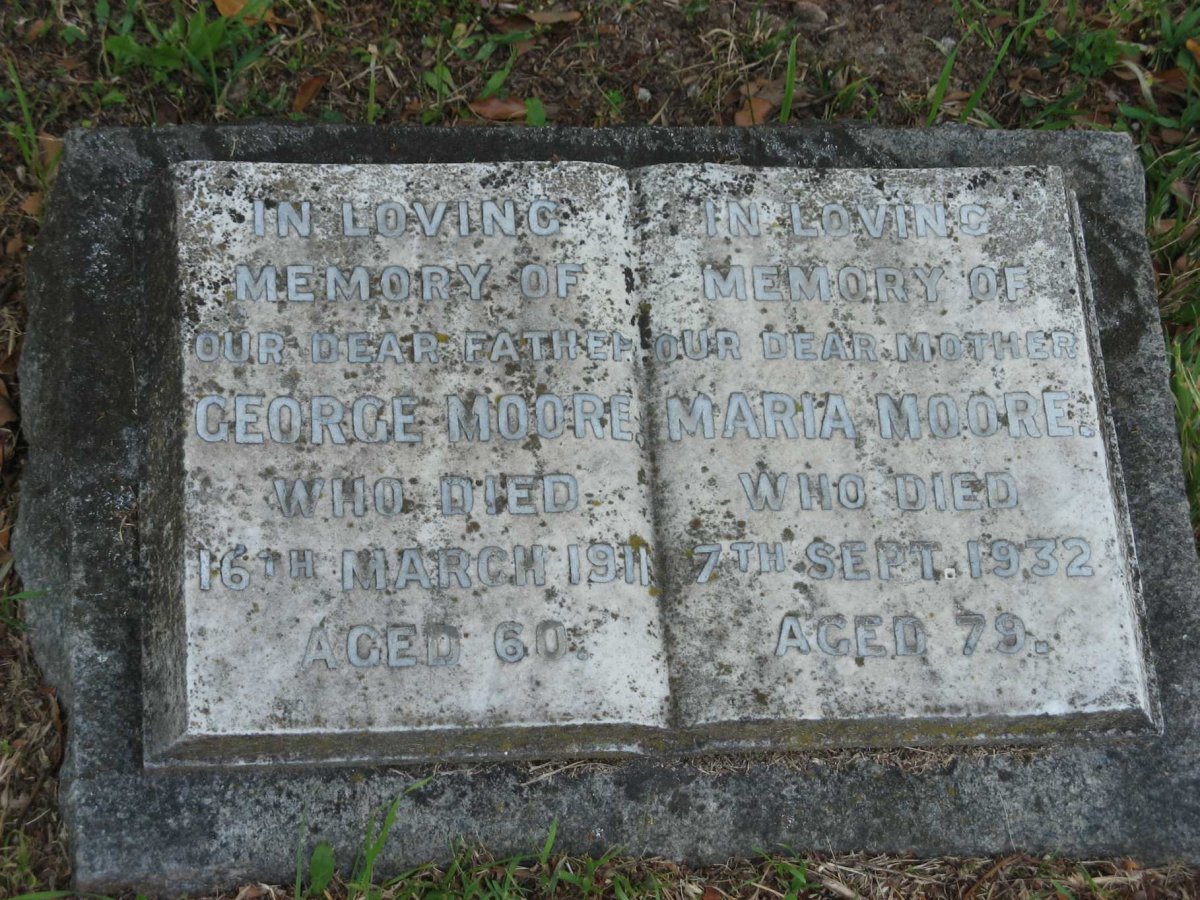 MOORE George -1911 &amp; Maria -1932