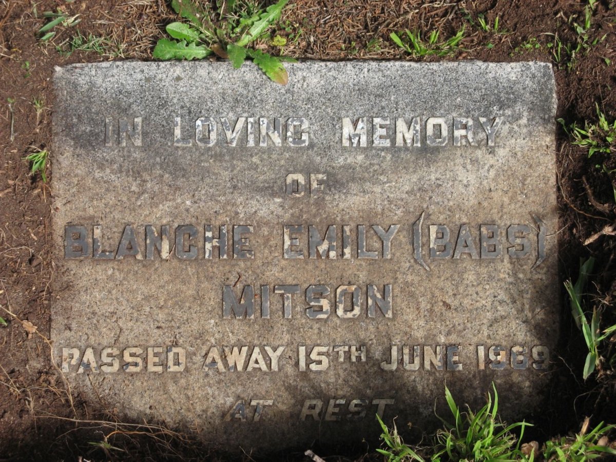 MITSON Blanche Emily -1969
