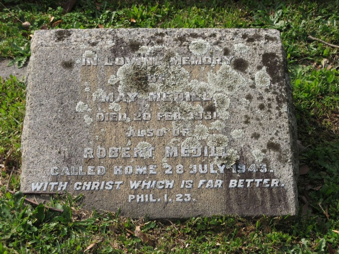 MEDILL Robert -1943 &amp; May -1931