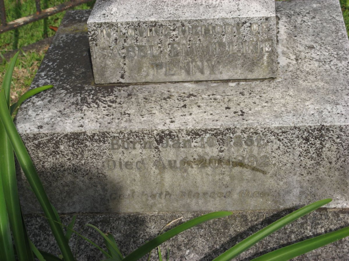 PENNY Isabel Emmeline 1851-1892