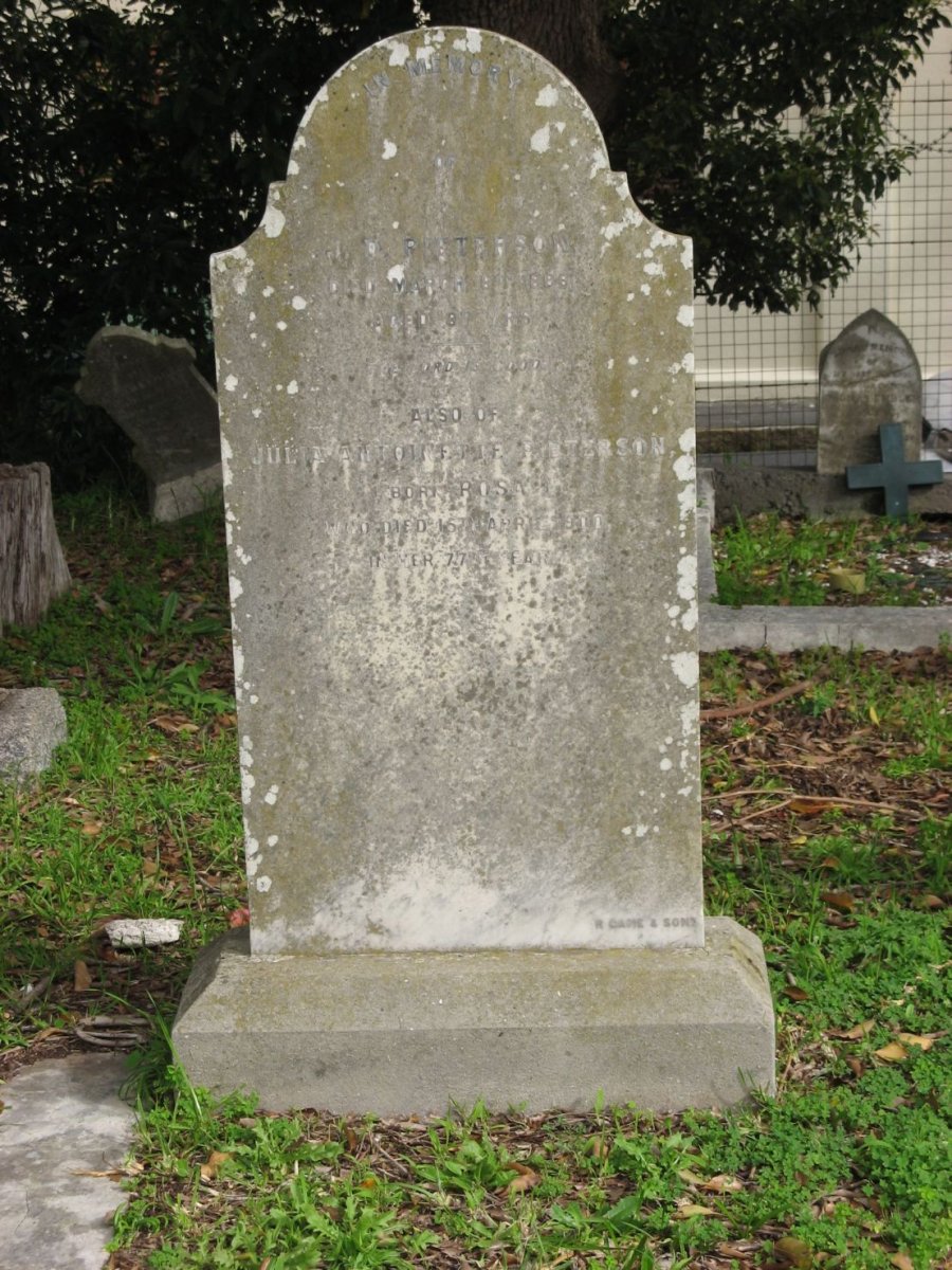 PIETERSON J.D.P. -1886 &amp; Julia Antoinette ROSA -1900