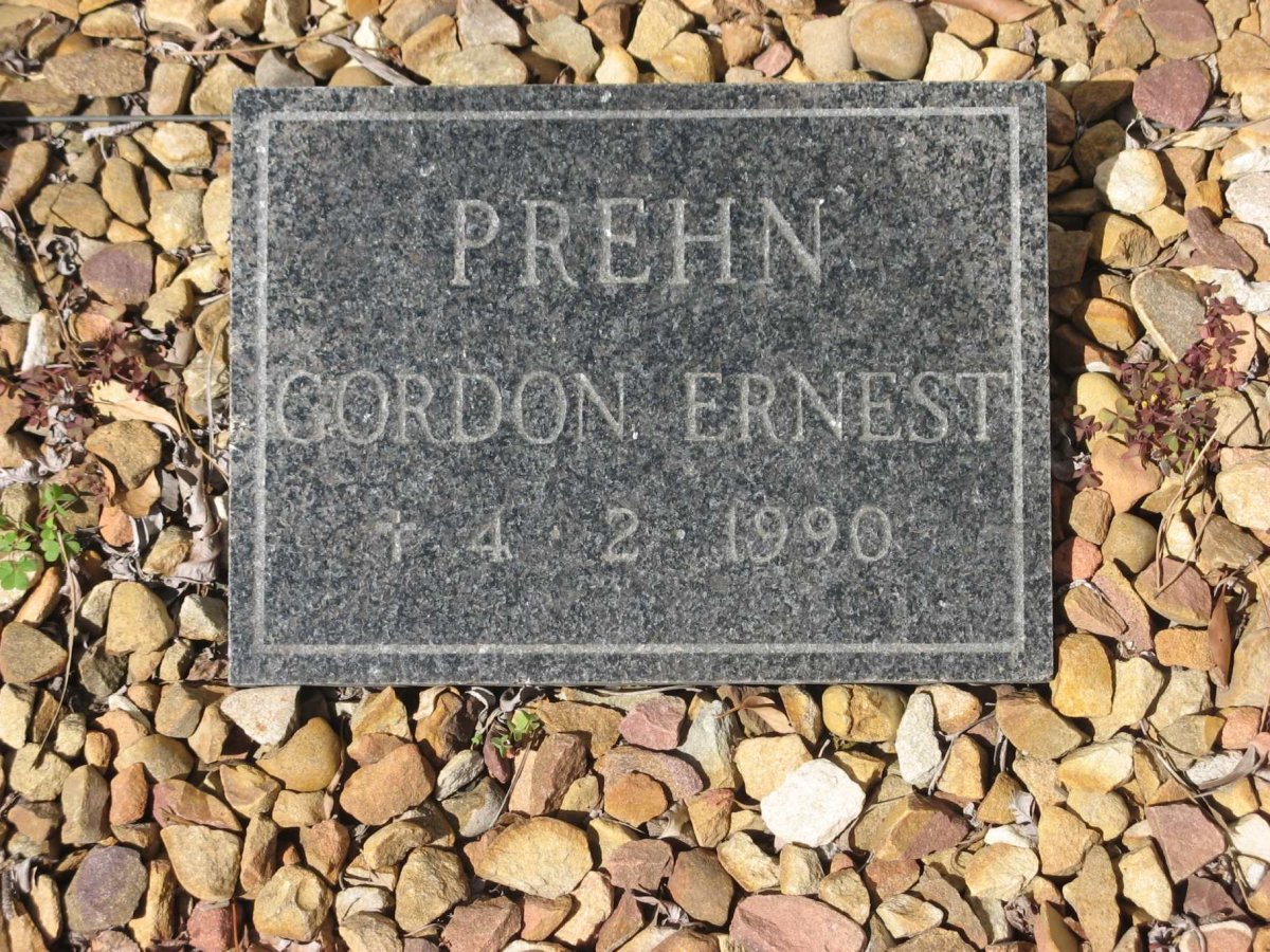 PREHN Gordon Ernest -1990