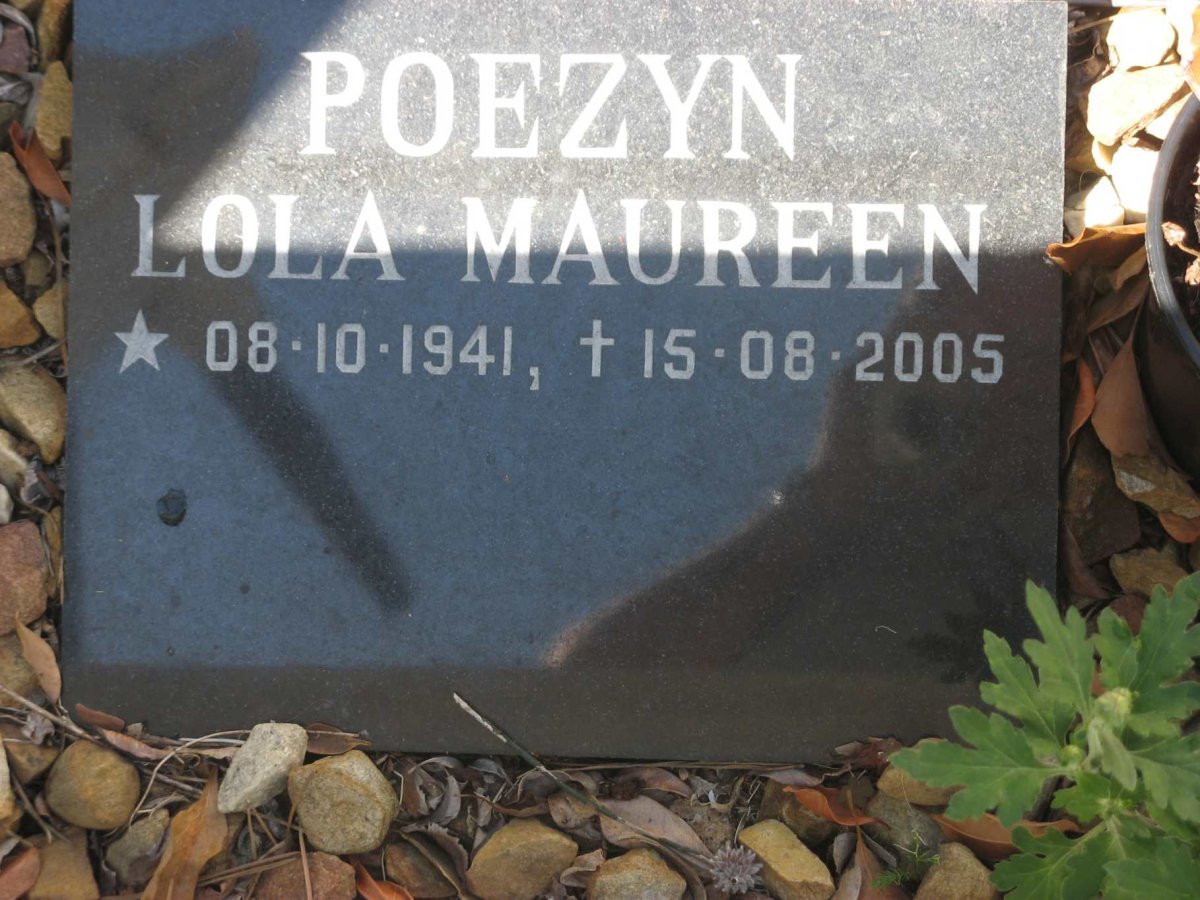 POEZYN Lola Maureen 1941-2005