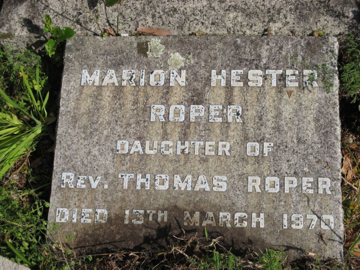 ROPER Marion Hester -1970