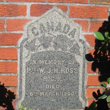 ROSS W.J.H.  -1900