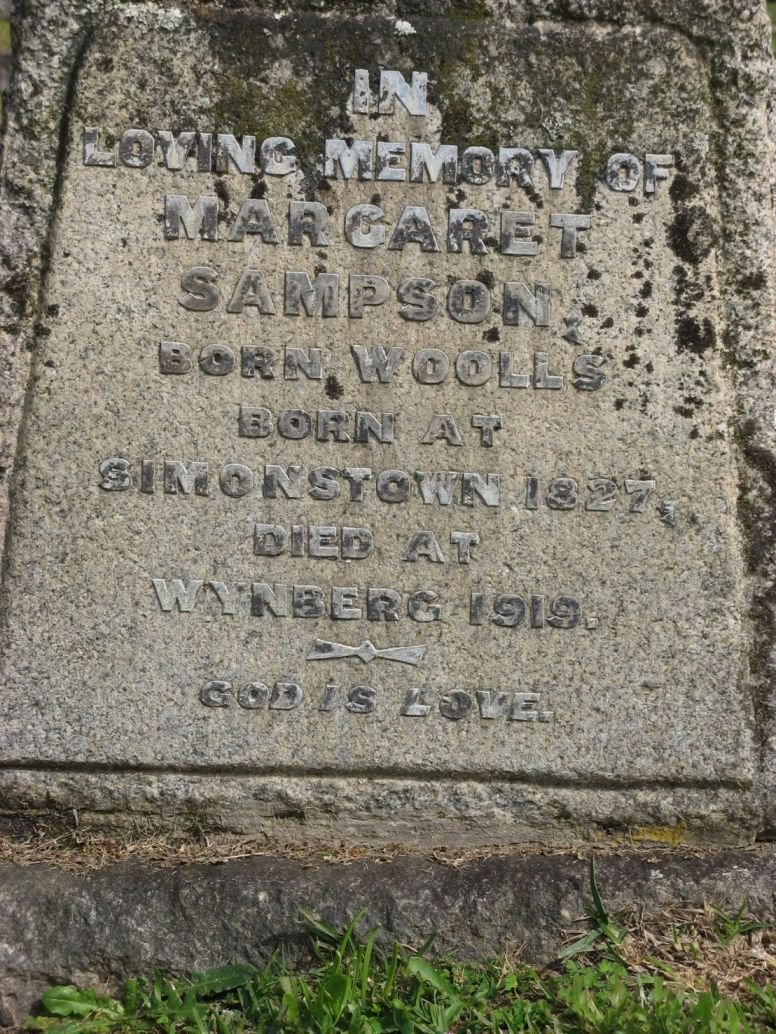 SAMPSON Margaret nee WOOLLS 1827-1919
