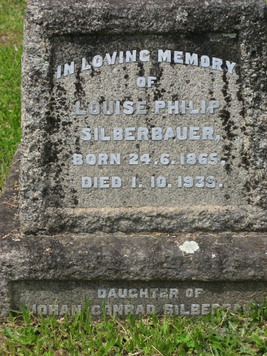 SILBERBAUER Louise Philip 1865-1939